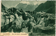 Chamonix Mer de Glace-Crevasses