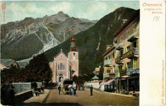 Chamonix L'Eglise et le Brevent