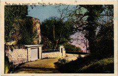 Mornex Route surplombant le Ravin de Viaison