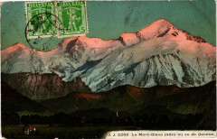 Le Mont-Blanc vu de Geneve