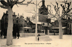 Evian-les-Bains Bise glaciale-L'Eglise à Évian-les-Bains