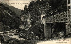 Carte postale ancienne Chemin de fer de Chamonix
                                                                     à Chamonix-Mont-Blanc
                                