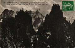 Chamonix Traversée des grands Charmoz à Vers