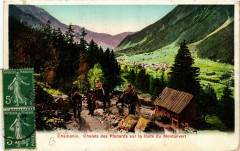 Chamonix Chalets des Planards sur la route du Montanvert