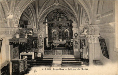 Argentiere Interieur de l'Eglise