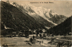Argentiere et le Mont-Blanc