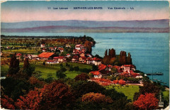 Amphion-les-Bains Lac Leman-Vue générale