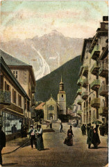 Chamonix L'Eglise et le Brevent