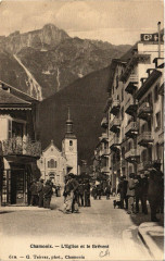 Chamonix L'Eglise et le Brevent