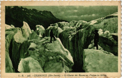 Chamonix - Le Glacier des Bossons au Plateau du Milieu