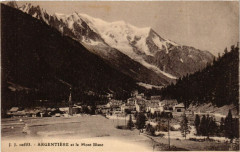 Argentiere et le Mont-Blanc
