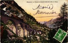 Chamonix - Le Viaduc du chemin de fer de la Mer de Glace
