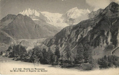 Combe de Bionassay Le Mont-Blanc et Aiguille du Gouter