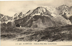 Saint-Gervais - Chaine du Mont-Blanc vue Prarion