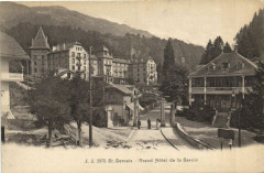 Carte postale ancienne Saint-Gervais - Grand Hotel de la Savoie
                                                                     à Saint-Gervais-les-Bains
                                