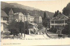 Carte postale ancienne Saint-Gervais - Grand Hotel de la Savoie
                                                                     à Saint-Gervais-les-Bains
                                