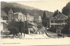 Carte postale ancienne Saint-Gervais - Grand Hotel de la Savoie
                                                                     à Saint-Gervais-les-Bains
                                