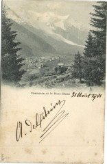 Chamonix et le Mont-Blanc