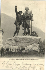 Monument de Saussure a Chamonix