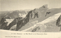 Chamonix - Le Mont Maudit vu de l'Observatoire Vallot