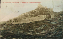 Env de Valence Ruines du Chateau de Crussol France à Valence