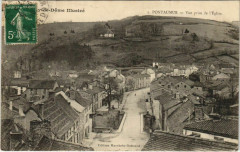 Pontaumur Vue prise de l'Eglise France -
													26 Drôme
												