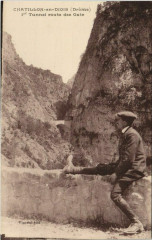 Chatillon en Diois Tunnel route des Gats France -
													26 Drôme
												