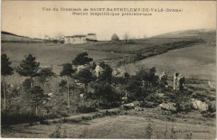 Vue du Cromlech de Saint-Barthelemy de Vals France -
													26 Drôme
												