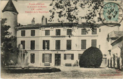 Facade principale du Chateau de Mazenc France -
													26 Drôme
												