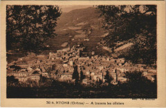 Nyons A travers les oliviers France à Nyons