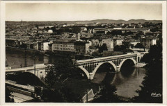 Romans vue generale et le Nouveau Pont France -
													26 Drôme
												