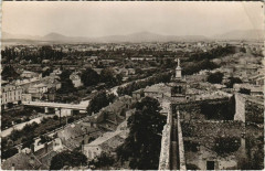 Montelimar vue generale et Cours du Roubion France à Montélimar