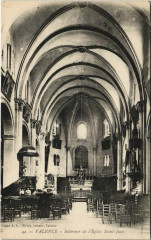 Valence Interieur de l'Eglise Saint-Jean France à Valence