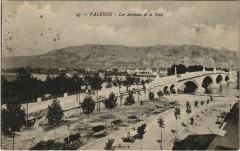 Valence Les Avenues et le Pont France à Valence