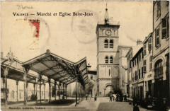 Valence - Marche et Eglise St-Jean à Valence