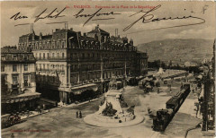 Valence Panorama de la Place de la Republique à Valence