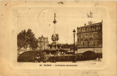 Valence La Fontaine monumentale à Valence