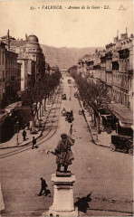 Valence Avenue de la Gare à Valence