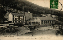 Saut-Mortier Station electrique et la Riviere d'Ain
