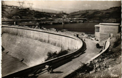 Genissiat Route et Vue d'ensemble du Barrage
