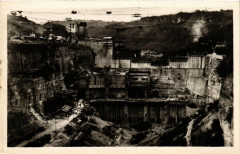 Genissiat Barrage et Usine vue Aval