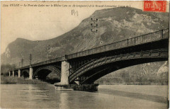 Culoz Le Pont de Laloi sur le Rhone et le Grand Colombier à Culoz