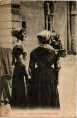 Jeunes Filles Bressanes Folklore Types