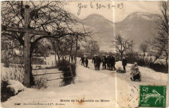 Route de la Faucille en Hiver