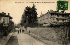 Amberieu Le Chateau et Route de Saint-Germain
