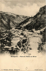 Bellegarde Perte du Rhone en Hiver