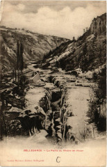 Bellegarde La perte du Rhone en hiver