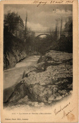 Bellegarde La perte du Rhone a Bellegarde