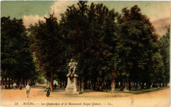Bourg Les Quinconces et le Monument Edgar Quinet