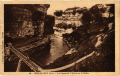 Bellegarde La Passerelle d'Arlod sur le Rhone